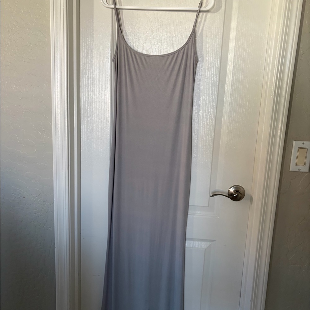 wild fable Light Gray Maxi Slip Dress